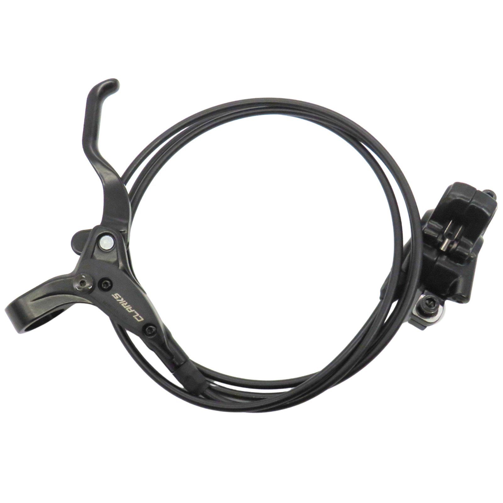 Clarks Rear Hydraulic Brake Clout 1 Disc Brake 2 Piston 160mm Rotor Black -H