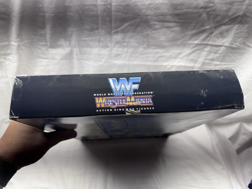 WWF Jakks Wrestlemania Mini Wrestling Figures and Ring Set 1997 WWE Nuovo - Foto 5 di 6