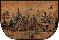 Fireplace Hearth Rug Fireplace Mats Cabin Southwestern Fireproof Fire Resistant