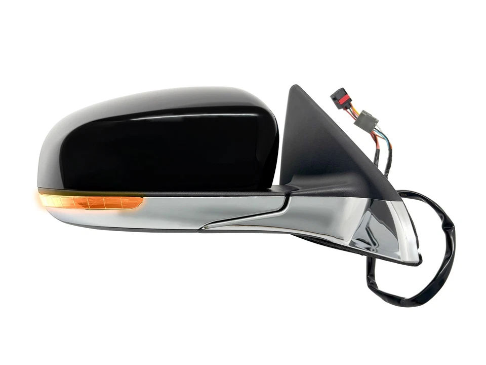 Espejo para Jeep Compass 2017-2021 Señal Punto Ciego Cromo Borde Lado del Pasajero Foto 3 de 4