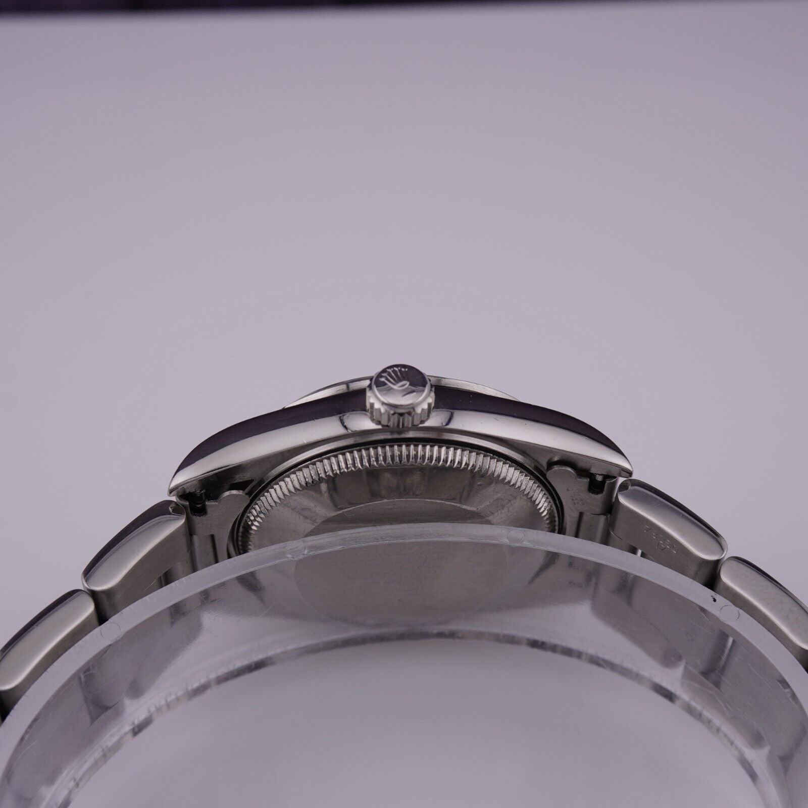 Rolex Oyster Perpetual 31mm Acciaio Inox Orologio Quadrante Blu 67480 foto 5