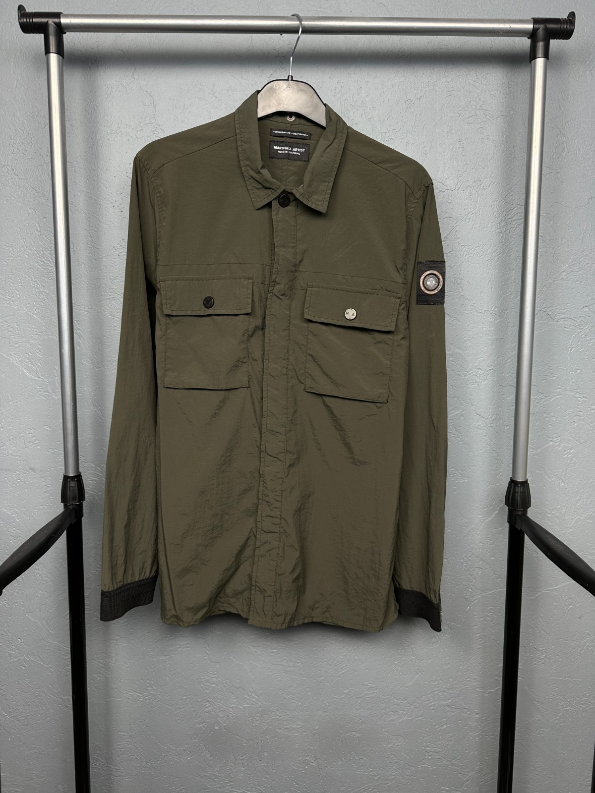 Marshall Artist Mens Nylon Overshirt Jacket Size L