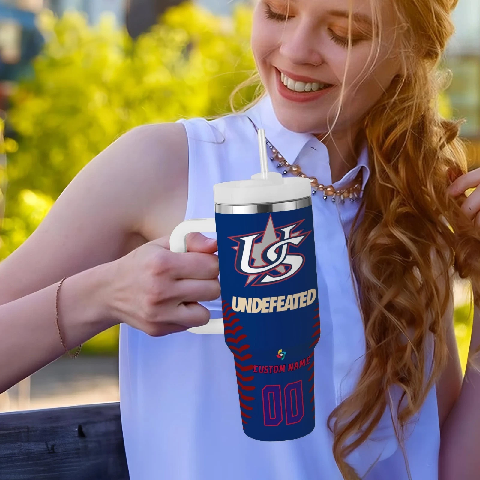 Personalized 2026 World Baseball Classic USA Team Stainless Tumbler 40oz