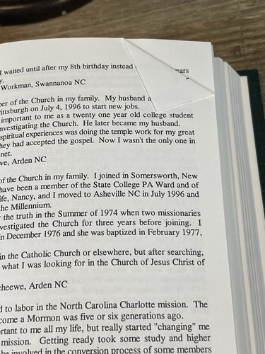 The Asheville Stake Story 1997 Erstausgabe - Bild 15 von 18