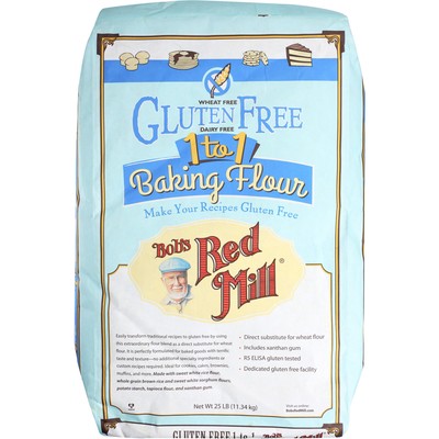 Bob'S Red Mill 1 To 1 Baking Flour Gluten Free 25 Lbs