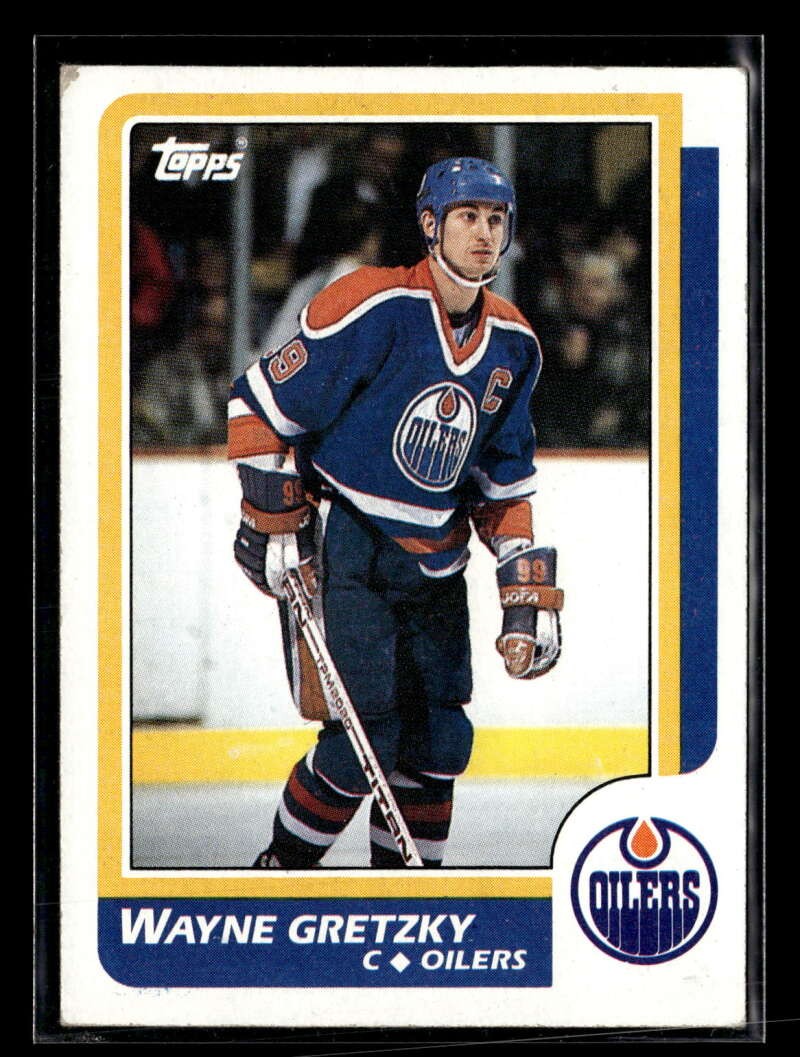 1986-87 Topps Wayne Gretzky #3 Edmonton Oilers U5293