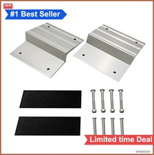 Aluminum Ramp Top Kit 2 Pack for 2x8 Boards 1400 lb Capacity Loading Ramps