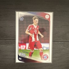 Topps Lennart Karl Bayern Munich Rookie UEFA Champions League Card #187 2025-26. rookie card picture