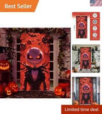 Halloween Door Decorations,Halloween Door Cover Xmas Decorations Scary Classic