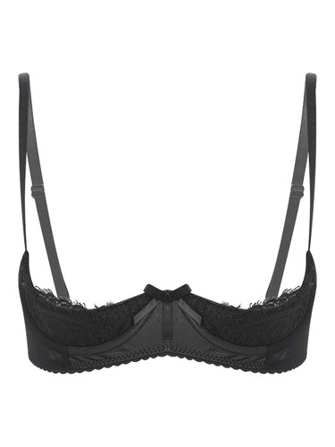 Women Bras Erotic Underwear Breathable Lingerie Adjustable Strap Bralette Lace - Picture 25 of 76