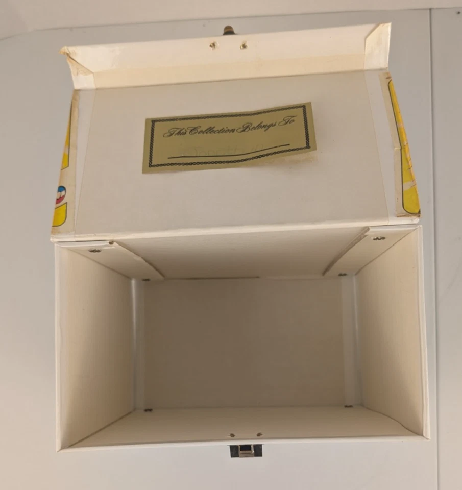 Caja de almacenamiento de discos de vinilo Supercase 1975 DC Comics Batman Superman Joker rara Foto 3 de 4