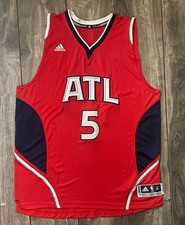 Adidas DeMarre Carroll Atlanta Hawks NBA Swingman Basketball Jersey Red Men's XL