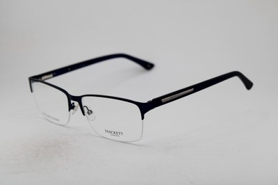 NEW HACKETT LONDON HEK1203 02 BLUE GUNMETAL AUTHENTIC EYEGLASSES 60-16