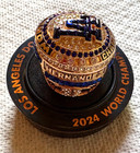 2025 Teoscar Hernandez Dodgers 2024 World Series Ring Dodger Stadium SGA 7-21 — photo 2