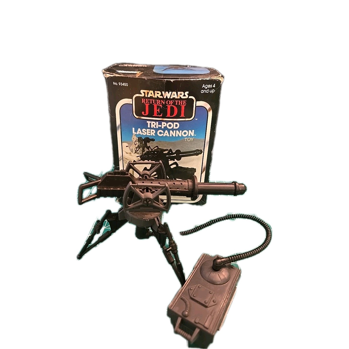 Vintage Star Wars 1982 Empire Strikes Back Kenner Tri-Pod Laser Cannon Toy