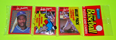 1990 Donruss Rack Pack - Bo Jackson MVP on TOP - Factory Sealed - 48 ct. - HOF