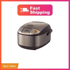 Arrocera y calentador Zojirushi Ns TSC10 5,5 tazas Micom, 1,0 l | Controles LCD,...