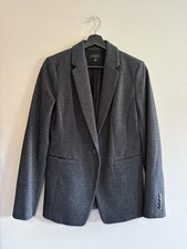 Ann Taylor Factory Women  s Blazer Black Grey Business Suit Separate Size 4
