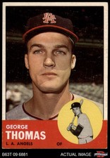 1963 Topps #98 George Thomas Angels 4.5 - VG/EX+
