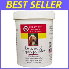 Kwik Stop Styptic Powder 6 oz - Pain Relief for Pets