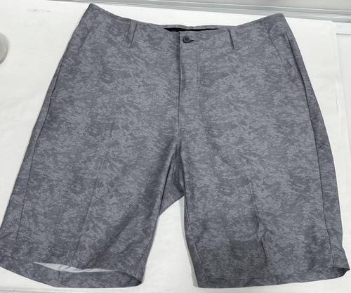 Pebble Beach Pantaloncini Uomo Dry-Luxe Wicking Performance, Grigio Mimetico 34 - Foto 1 di 4