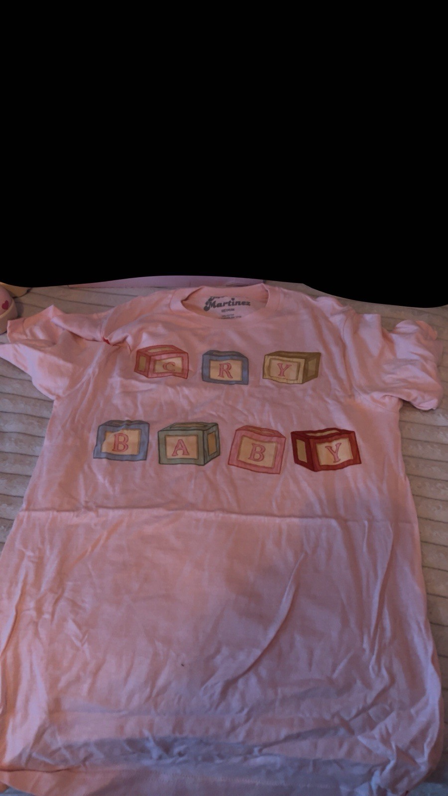 Melanie Martinez Pink Cotton Crybaby Shirt,unworn New Crybaby Block