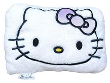 Hello Kitty Doll Pillow 9" x 6" Pink White Super Soft Fabric