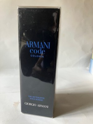 ARMANI CODE COLONIA 2.5oz EDT Spray for Men, 100% AUTHENTIC, SEALED, RARE