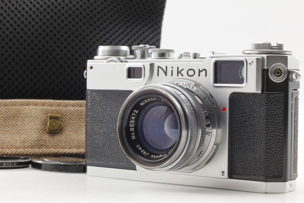 filmcamera Nikon S2 + NIKKOR-H•C 5cm f2 ▷ [ Exc+5 ] Nikon S2 Rangefinder Film Camera + Nikkor H.C