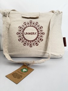 UNMERA Acupressure Mat and Pillow Set Natural Premium Linen Coconut Fiber