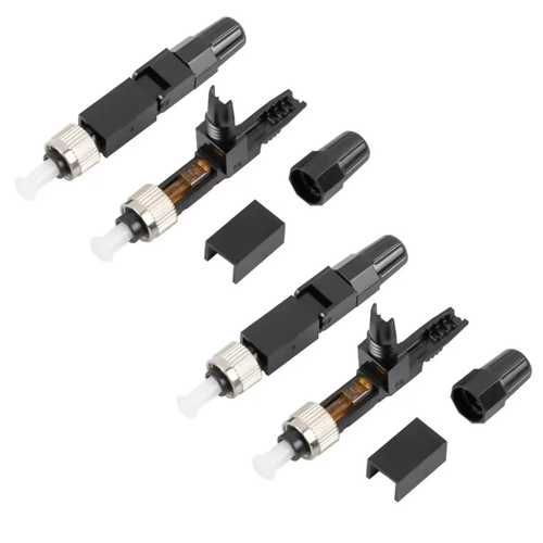 4pcs Embedded Fiber Optic Connector FTTH Fiber Quick Connector Field Assembly - Afbeelding 3 van 13