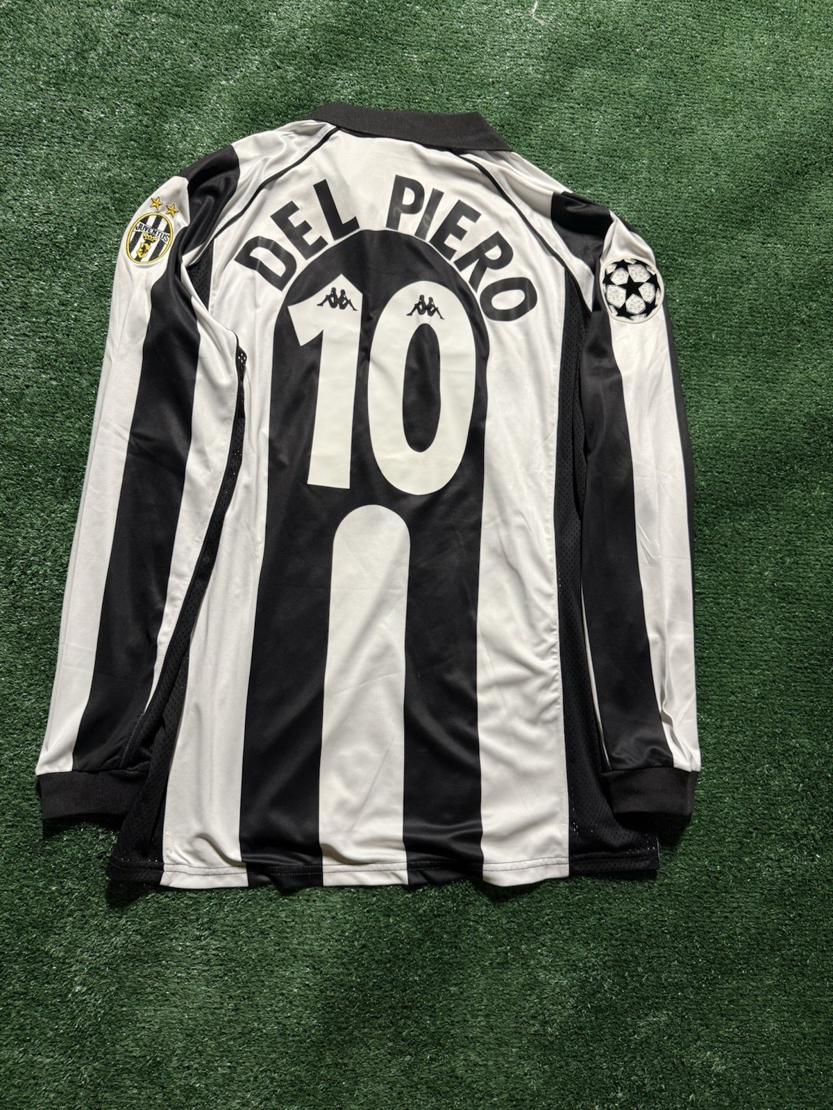 Del Piero #10 X Large 1999/2000 Retro Jersey Italy Soccer Football XL White