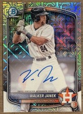 2025 Bowman Chrome Mega Box Chrome Prospect Mojo Autographs Walker Janek BMA-WJA