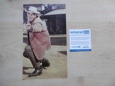 Lorne Greene "Bonanza" Autogramm signed 15x26 cm Magazinbild ACOA