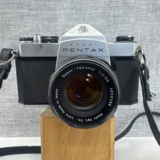 Vintage PENTAX ASAHI  SP500 35mm SLR Film Camera & Super Takumar 55mm f2 Lens