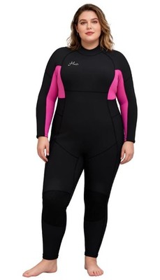 Hevto Women Wetsuit 3/2mm Neoprene Full Body Wet Suit Keep Warm for Cold...