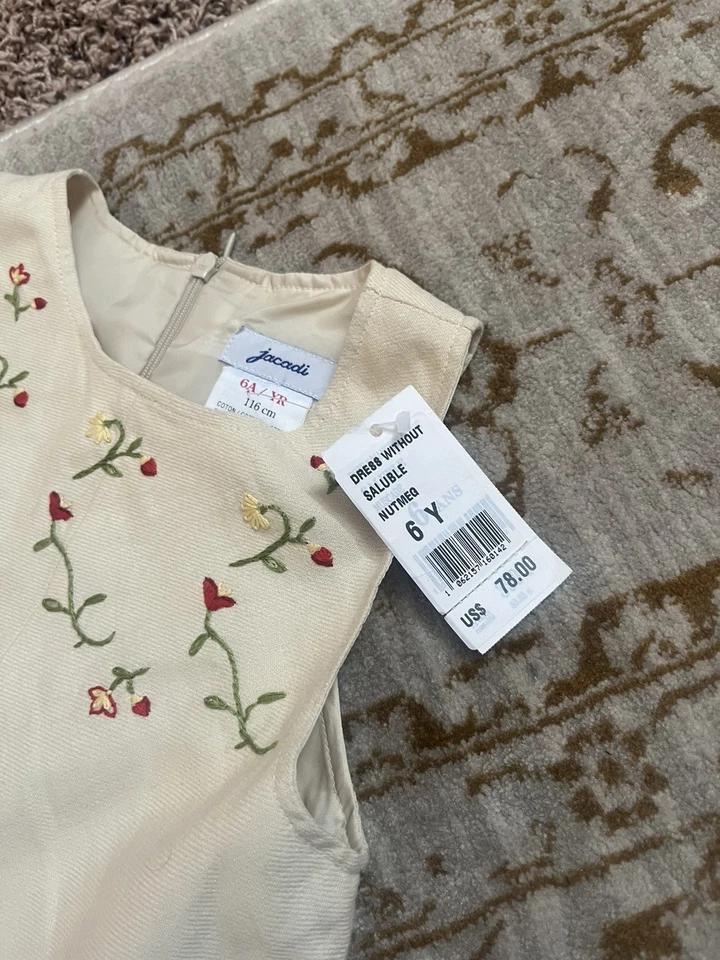 Vestido suéter vintage Jacadi Paris talla 6 Foto 2 de 4