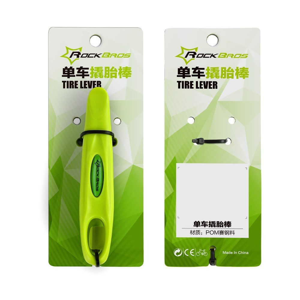ROCKBROS 2 Pack Bicycle Tire Lever Tube Change Removal Levers Tool Set - Black