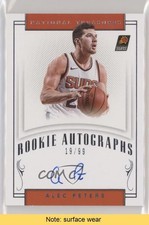 2017-18 Panini National Treasures Rookie 19/99 Alec Peters #154 Auto READ 7zf