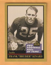 Bruiser Kinard Brooklyn Dodgers 1991 ENOR HOF #77 Mississippi Rebels Ole Miss