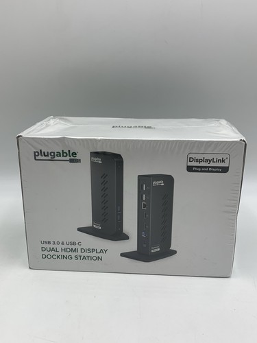 Plugable UD-3900Z USB 3.0 and USB-C Universal Laptop Docking Station for Windows