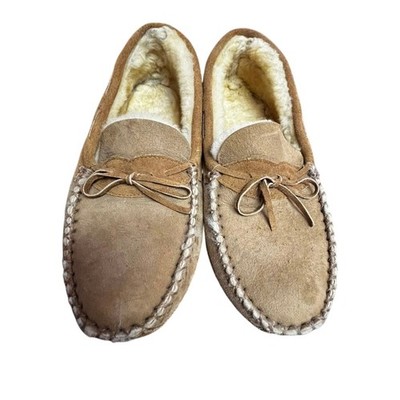 Wooly Rascals Vibram Evaflex Hard Sole Moccasins Genuine Sheepskin Men s SZ 11M