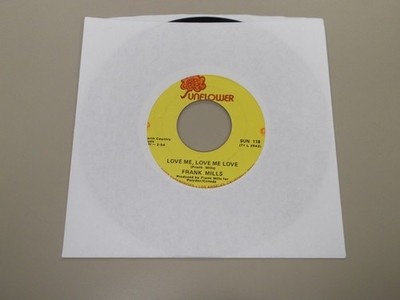 Frank Mills - Love Me, Love Me Love / Windsong - Sunflower SUN 118 - NM