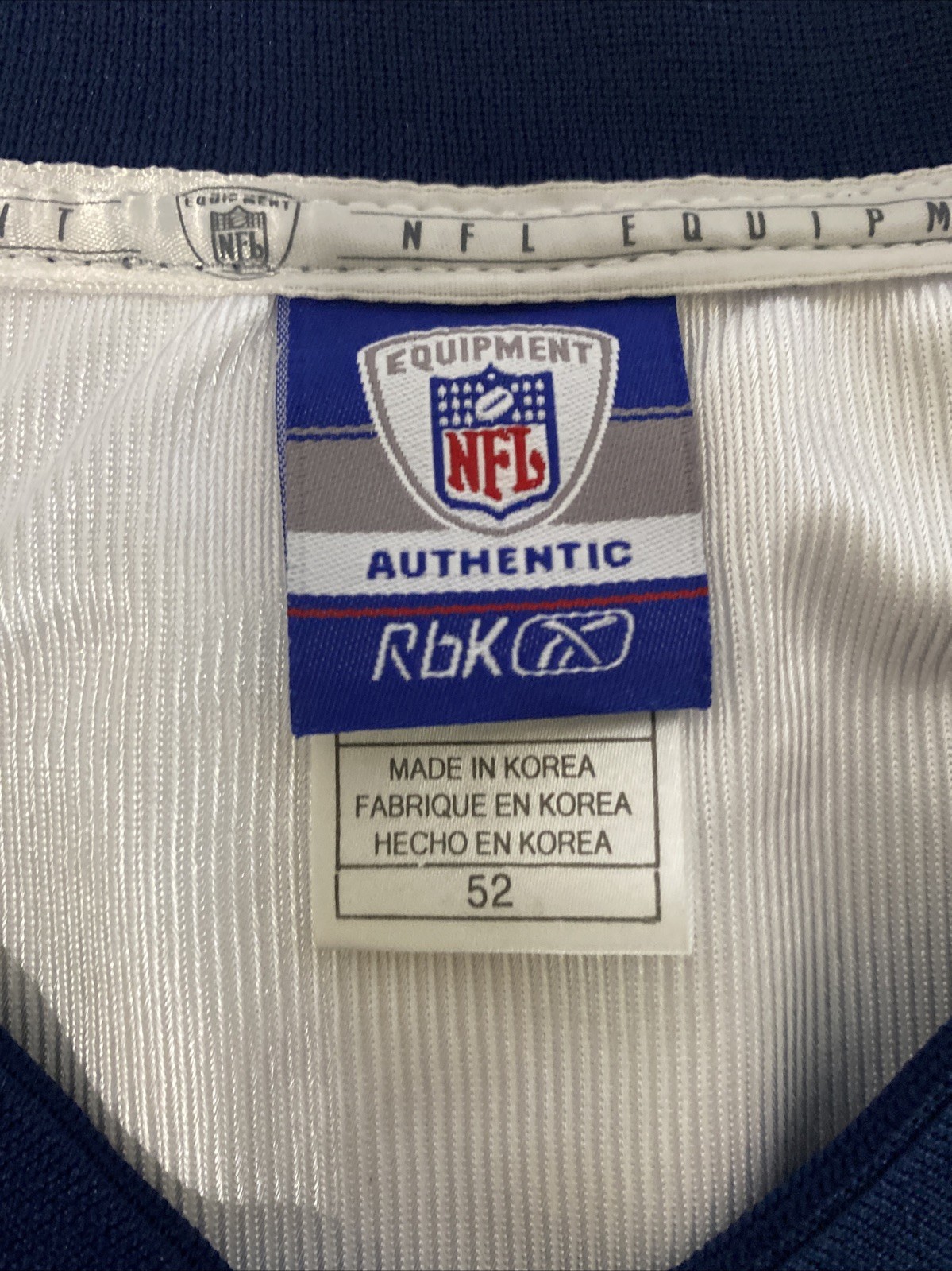 Used Reebok Authentic Dallas Cowboys 28 Jones Jersey Size 52  thumbnail 11