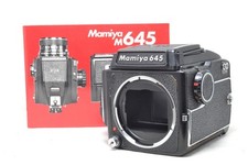  MINT Mamiya M645 Medium Format Film Camera w/Waist Level Finder  Manual 7314