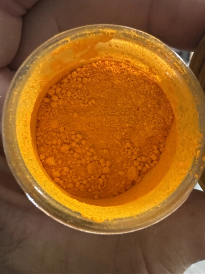 Artist Grade Pigment size 4 fl oz orange  powder - Image 3 of 4
