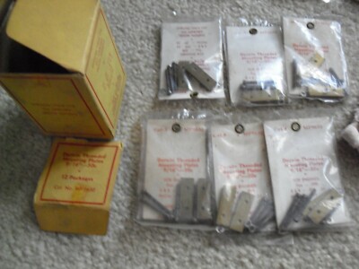 Lot of 6 RC Part Packs Darwin Threaded Mounting Plates 9/16'' MP 9650 NIP