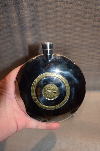 '85 Grants of Dalvey Whiskey Bottle Hip Flask + Retractable Glass Stainless Stee - Picture 6 of 14