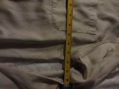 Geoffrey Beene Men's Long Sleeve Button Up Wrinkle Free Sateen Size L 16... - Picture 5 of 8