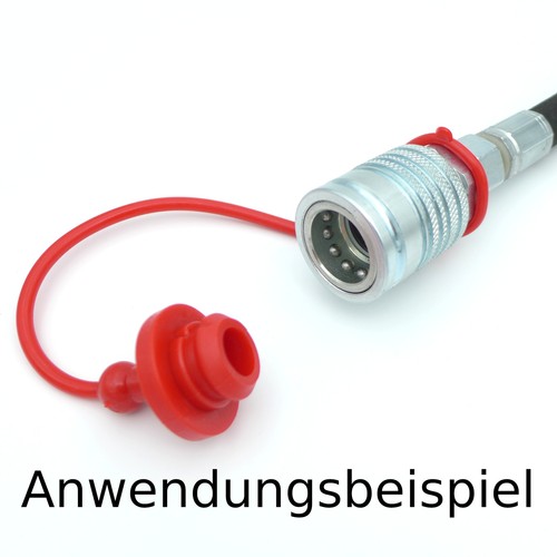 Staubschutz Hydraulik steck-Kupplung BG4 Schutzkappe STB Stecker Muffe wählbar - Bild 8 von 8